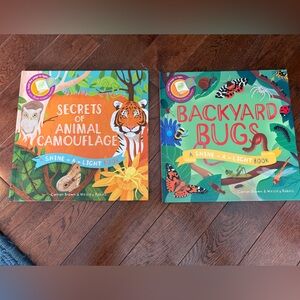 2 Shine-A-Light books from Usborne